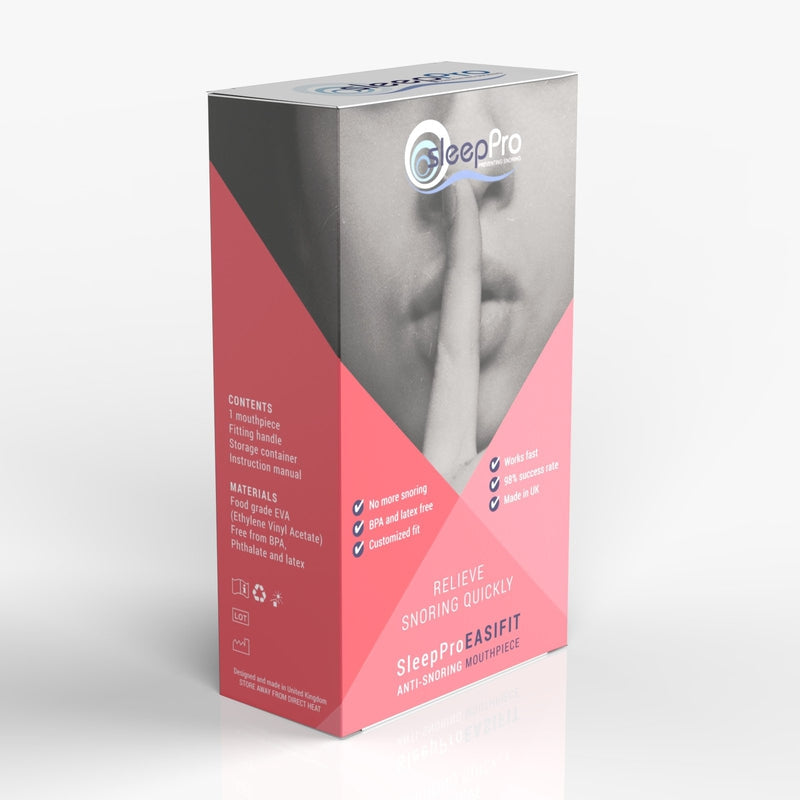 SleepPro Stop Snoring Mouthpiece In Pink - SleepPro Sleep Solutions